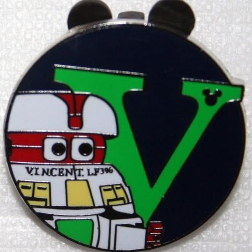 WDW - Hidden Mickey Series III - Alphabet- VIN Cent (V)